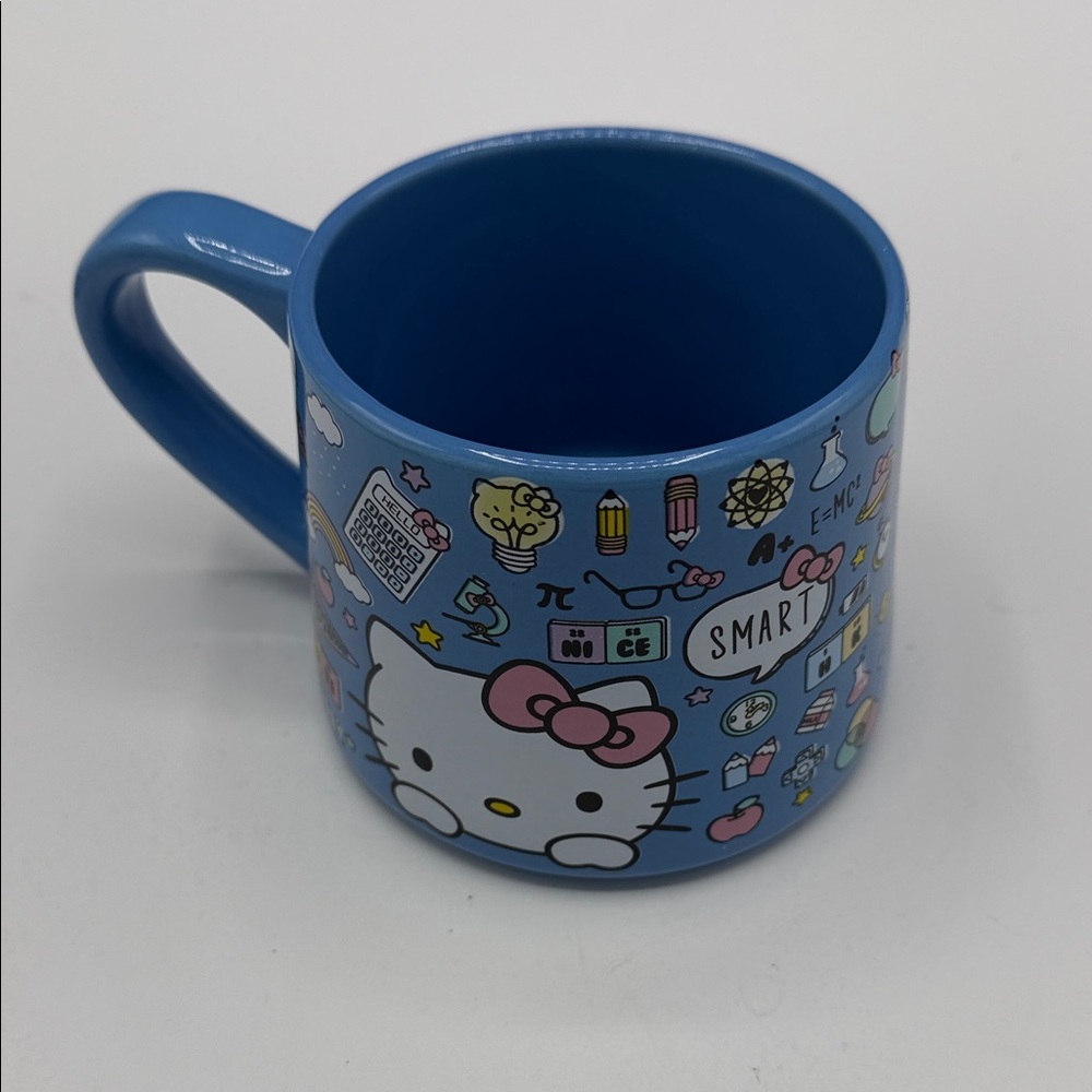 Hello Kitty Blue Mug with Pink Accents
